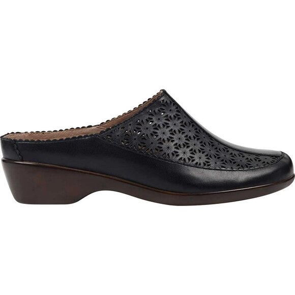 Easy Spirit Dusk Women's Perforated Leather Mules - Picture 2 of 5